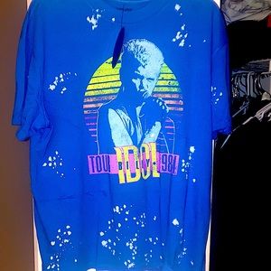 Billy Idol 1984 concert vintage tee shirt xl